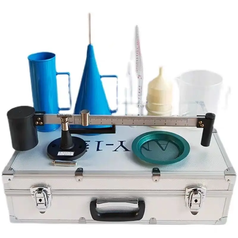 Mud three-piece tester hydrometer construction viscometer sediment content meter full set