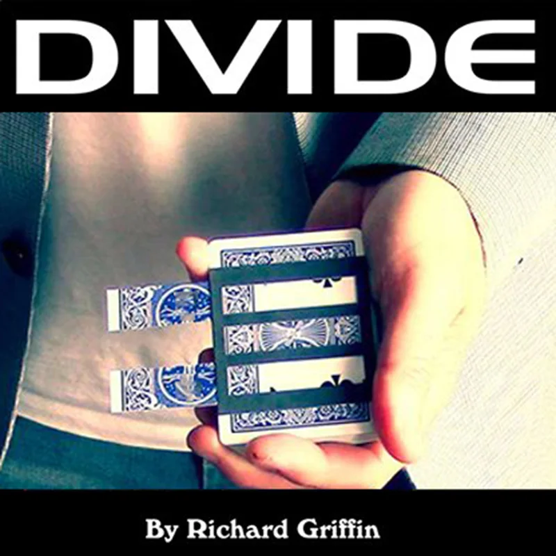 

Разделитель Ричарда Гриффина Фокусы Подписанная карта Разделенная и восстановленная магия Крупным планом Уличные иллюзии Уловки Ментализм Реквизит