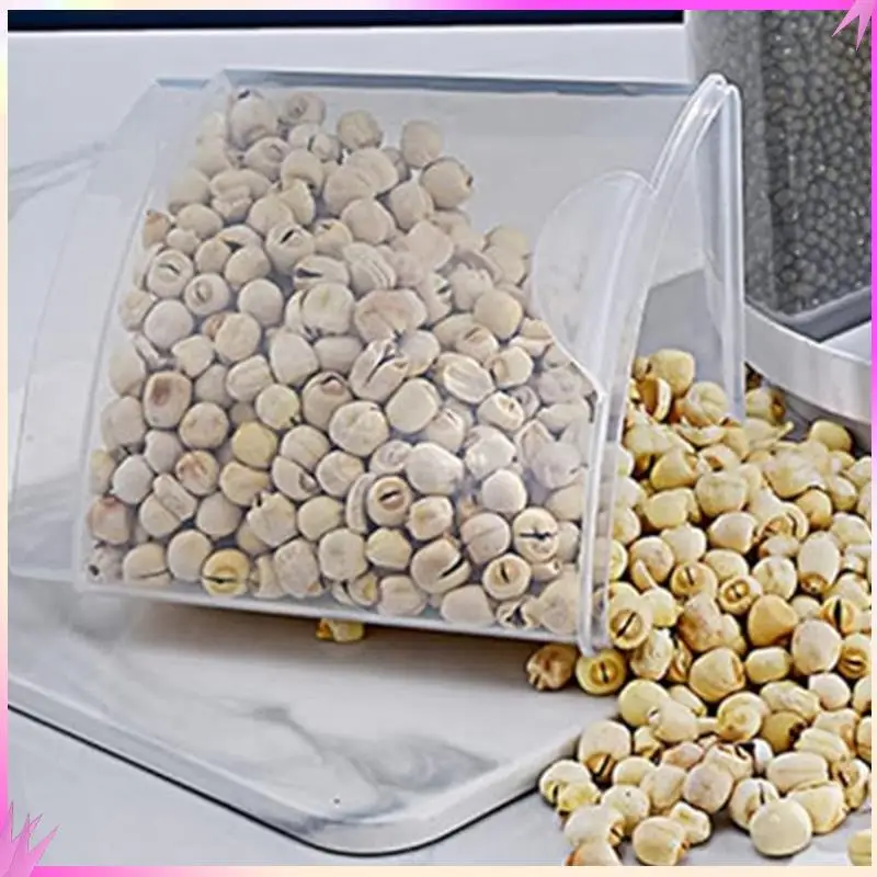 

B50C Rotating Partition Grain Jar, Kitchen Rice Bucket, Food Storage Container, Large-Capacity Sealed Food Jar With Lid