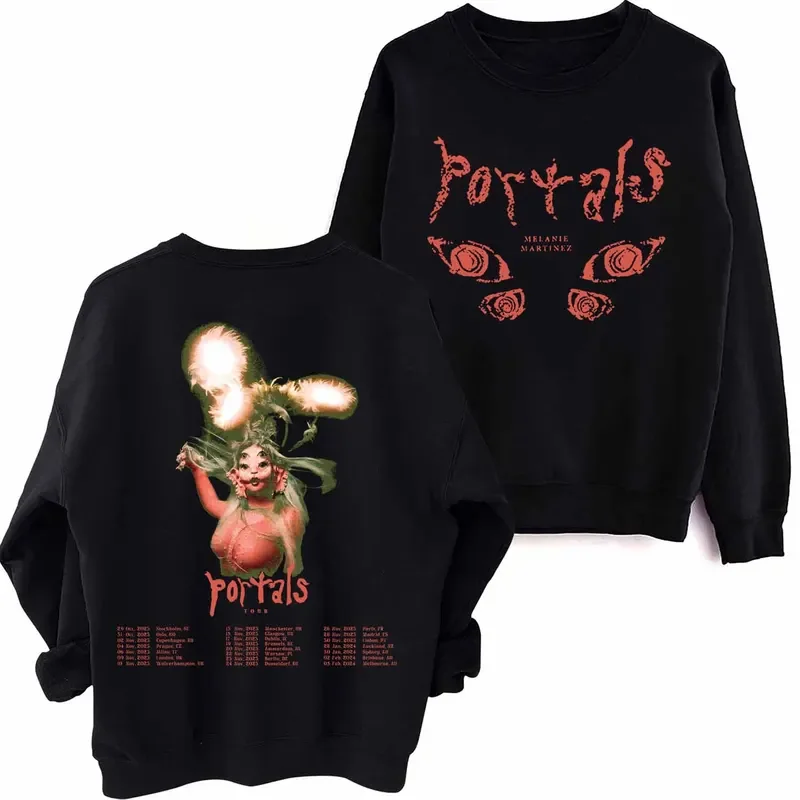 

Melanie Martinez Portals Tour 2024 Sweatshirt Man Woman Harajuku Round Neck Long Sleeve Oversized Hoodie Fans Gift