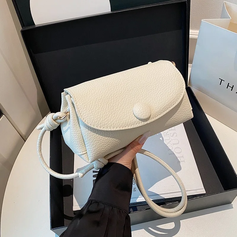 

2025 New Fashion Womens Bag Elegant Soft Leather Shoulder Bag Casual Chic Square Crossbody Purse for Office Commute