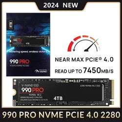 SSD de alta velocidad 990 PRO PCIe 4,0 NVMe 4,0 M.2 2280 1TB 2TB 4TB SSD disco duro interno de estado sólido para ordenador portátil PS4 128gb