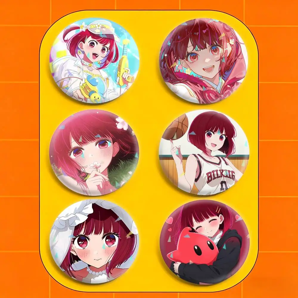 Oshi no Ko Season 3 K-Kana Arima  32/44/58mm Handmade Pins Round Brooch Badge Backpacks Clothes Jewelry Gifts