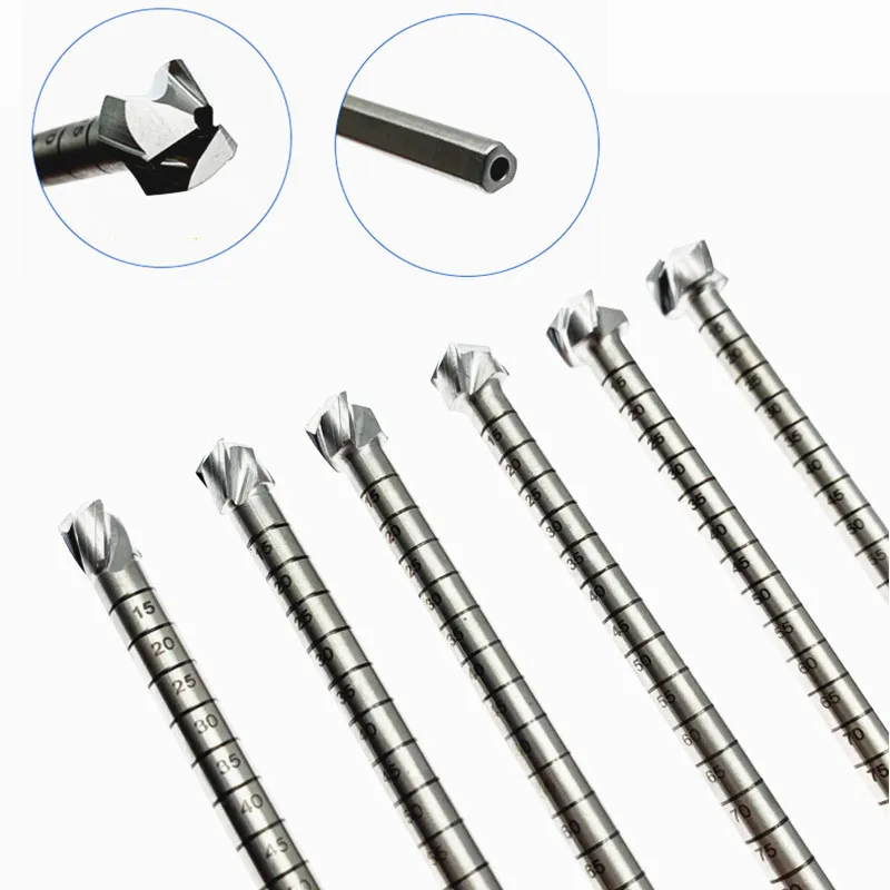 Orthopedic instrument sports medicine Cruciate ligament repair femur Ball head hollow drill bit Femoral Grind cannulated drill
