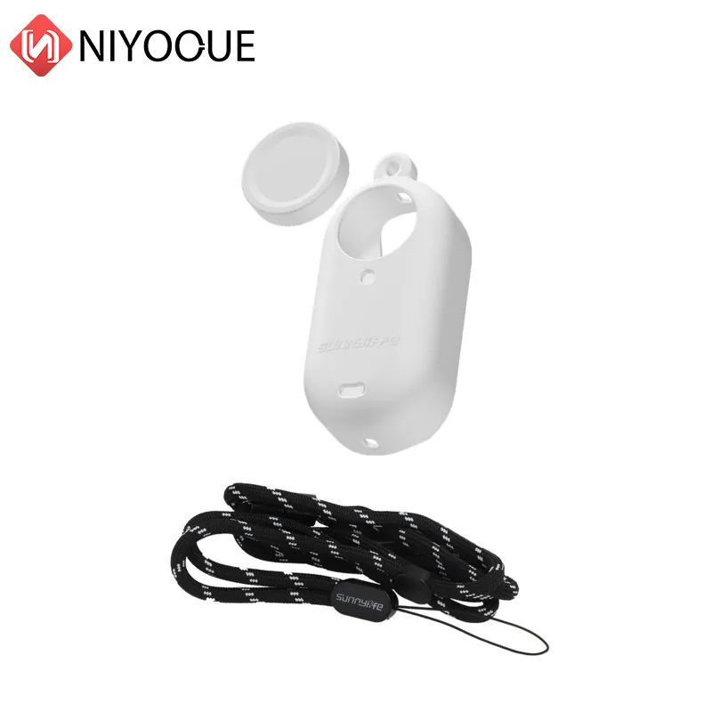 Camera Silicone Protective Cover Lens Protector Case Neck Strap Accessories for Insta360 GO 3