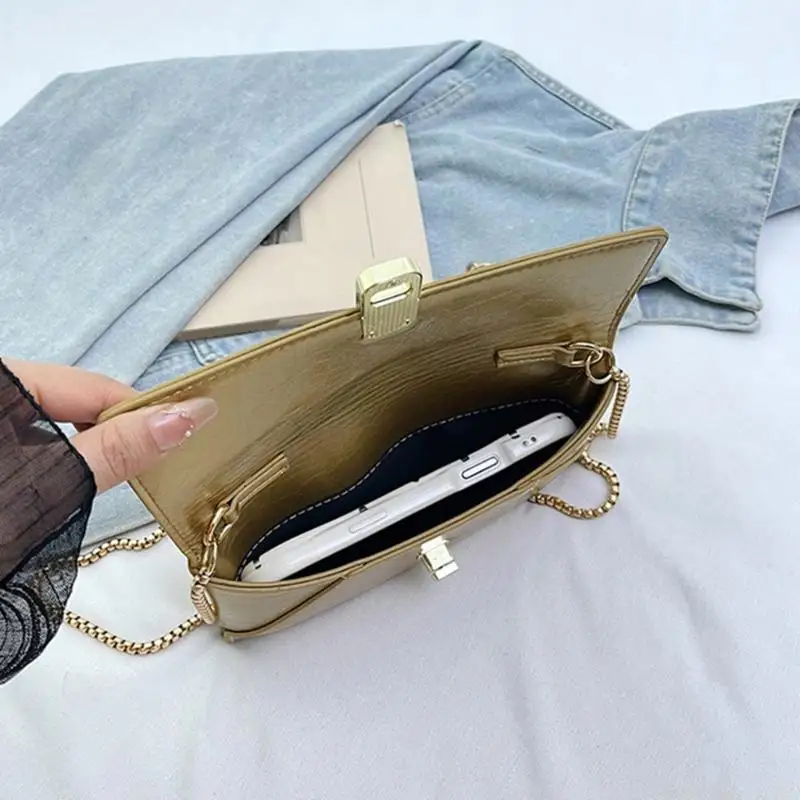 X90D French Styles Shoulder Bag for Woman Trendy Handbag Purse Fashion Underarm Bag PU Leather Armpit Bag Shopping Bag