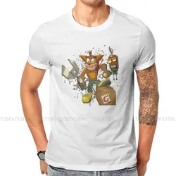 Cosplay Ratchet Round Collar TShirt Crash Bandicoot Game Fabric Original T Shirt Men Tops Fashion Big Sale