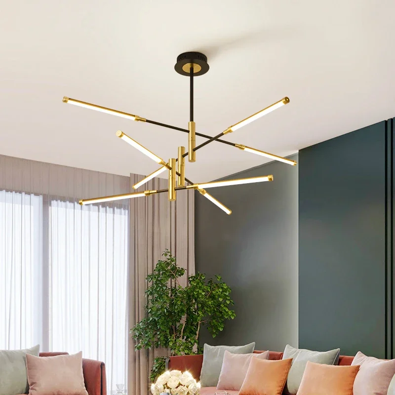 

Modern Chandelier Living Room Lustre Style Atmosphere Luxury Ceiling Light Home Creative Personality Bedroom Led Pendant Lamp