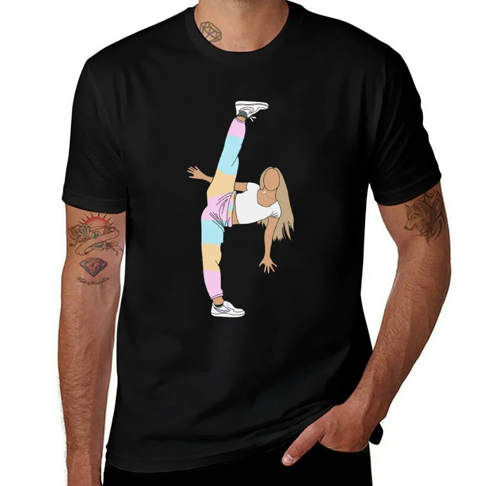 Addison Rae Drawing T-Shirt Soft Durable Cotton T-Shirt