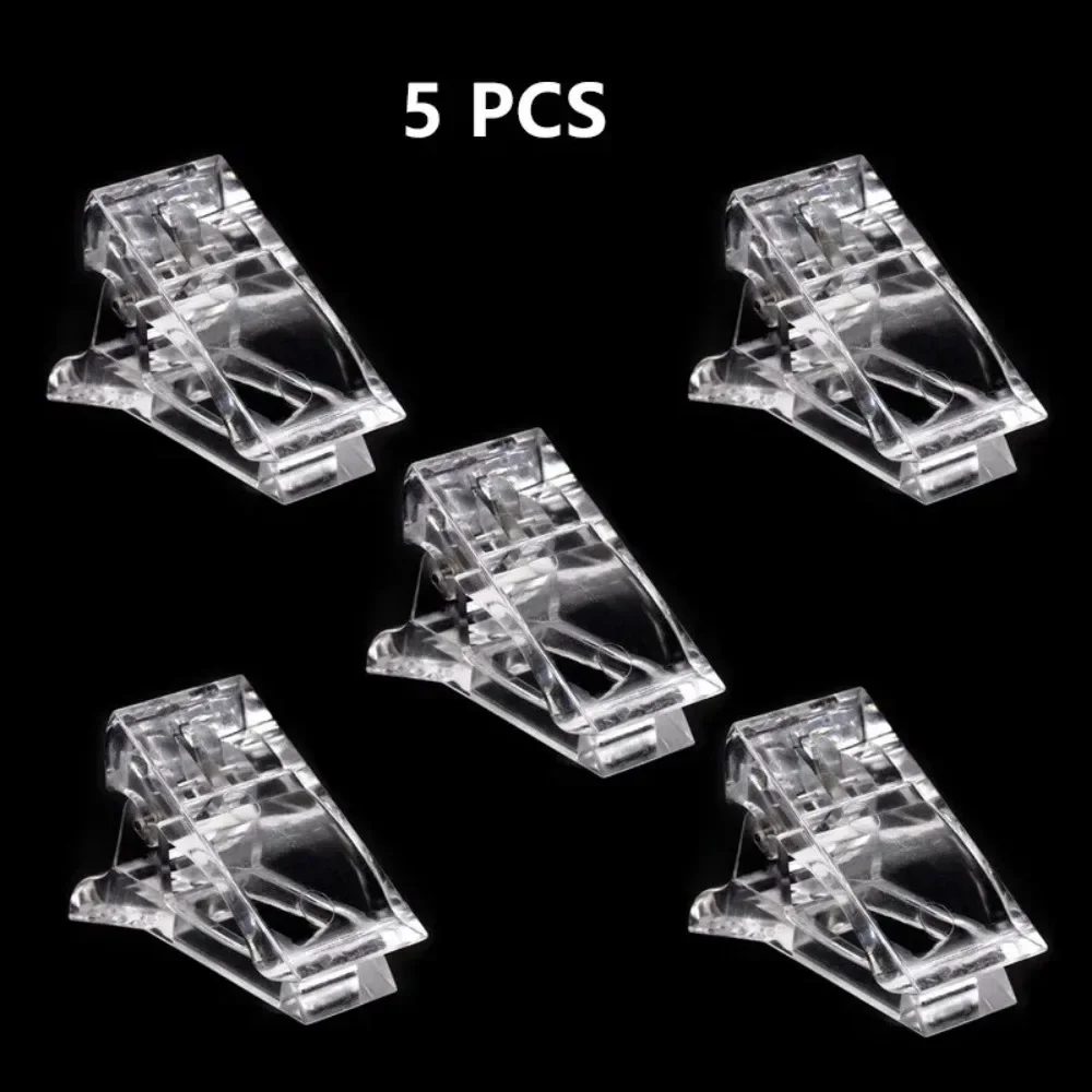 Nail Extension Tool Dual Forms Poly Gel Mold 5Pcs Set Durable PET Material Acrylic UV Builder Gel Quick Building Nail Tips Clip Forms Reusable Nail Art Kit Accessories For Nail Technician Professional Salon Home DIY Manicure Supplies Equipment view 8