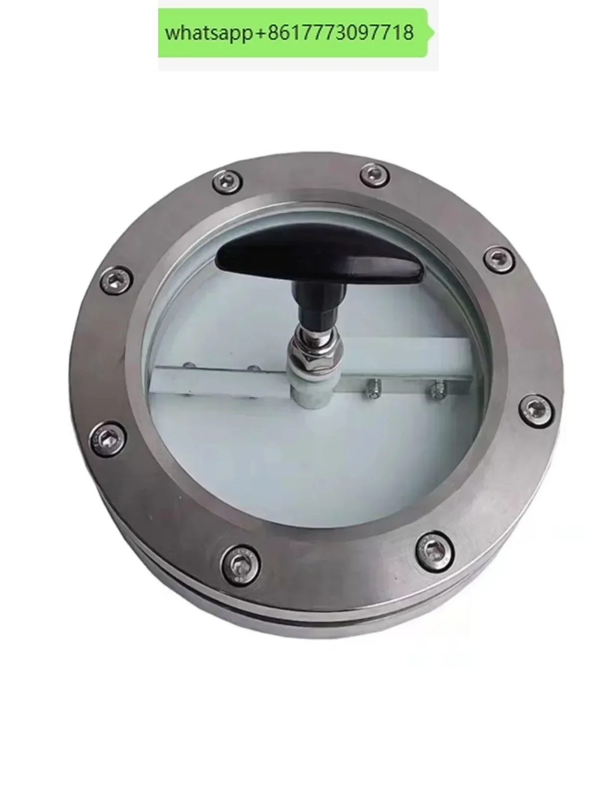 

304/316L flange with scraper, wiper mirror, scraper mirror observation hole, scraper observation window