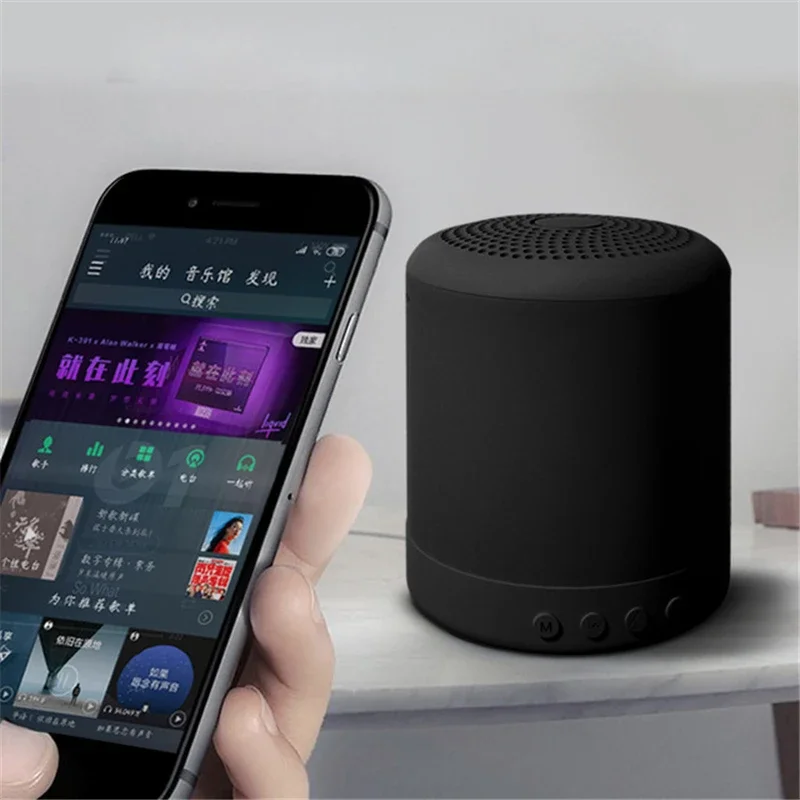 

Cylindrical Bluetooth Speaker Wireless Portable HiFi Sound Stylish Design
