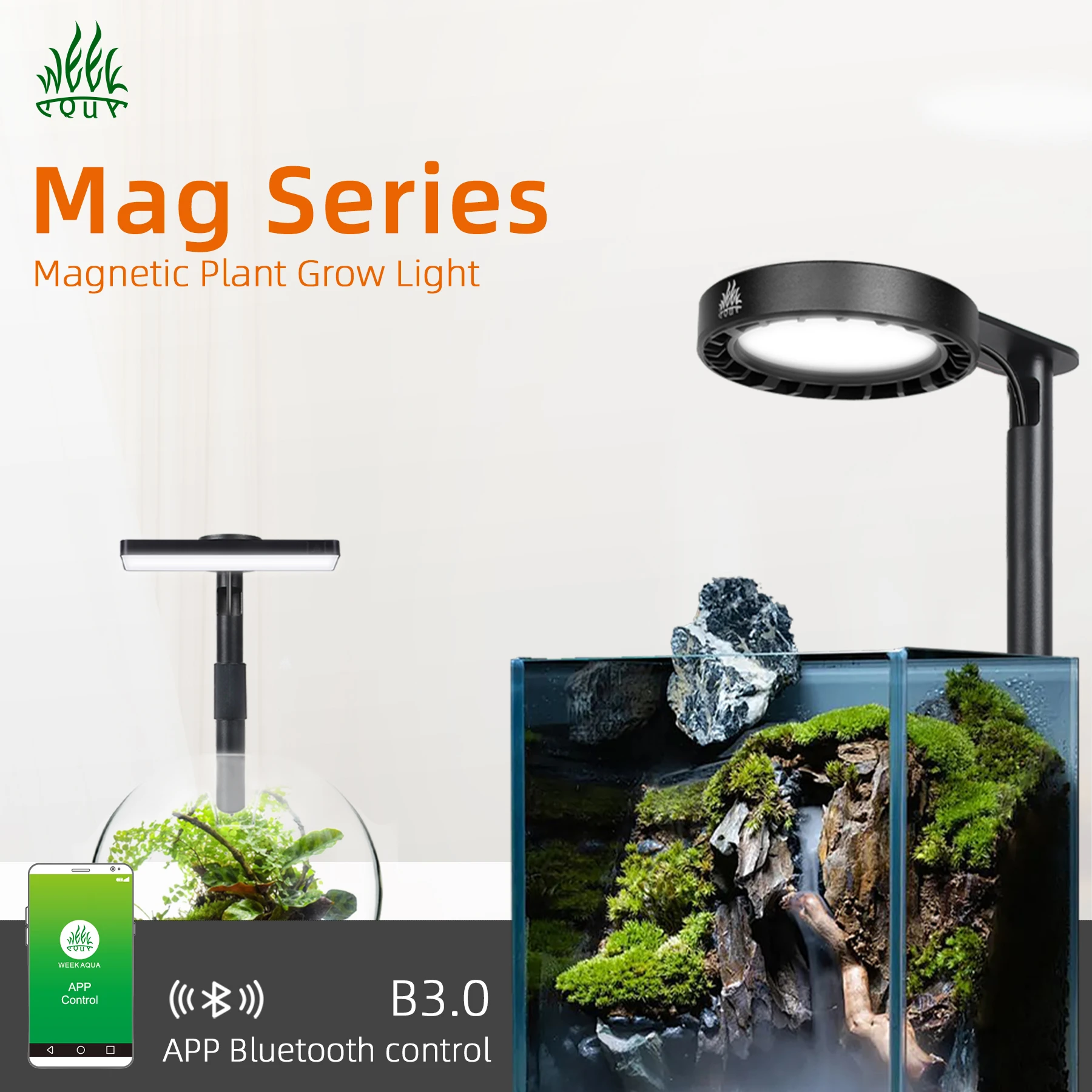 Aquarium Plant Ornament - Lampa do uprawy roślin WEEK AQUA