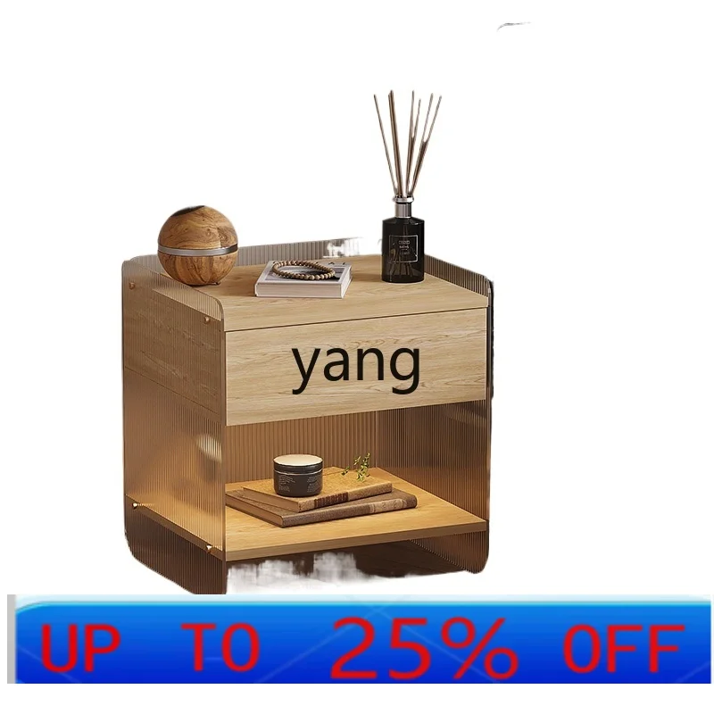 

LMM acrylic bedside modern simple bedside mini storage bedroom storage cabinet small furniture