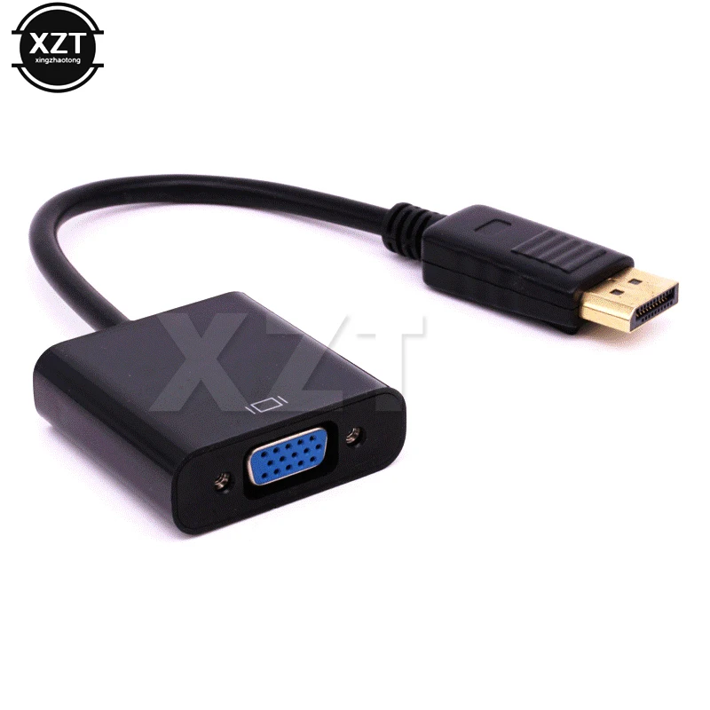 Display Poort Dp Naar Vga Adapter Kabel 1080P Man Naar Vrouw Converter Voor Pc Computer Laptop Hdtv Monitor Projector