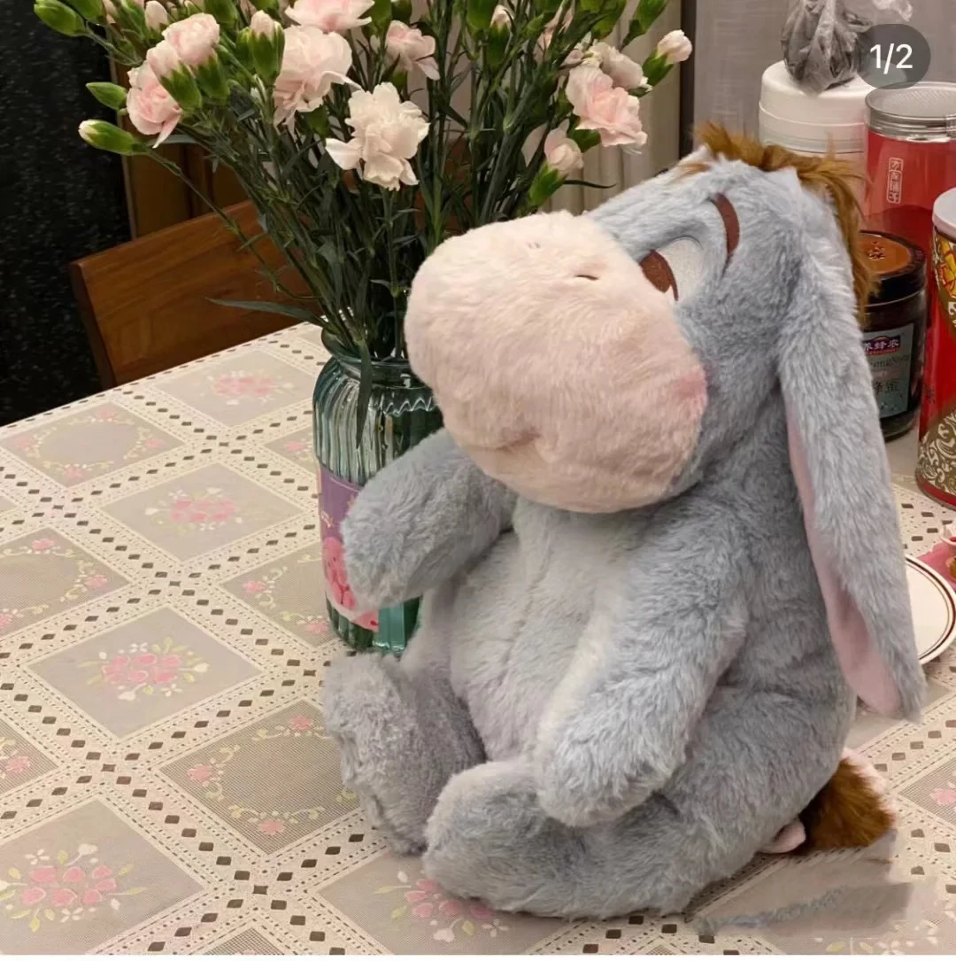 Disney Kawaii Eeyore Plüsch Puppe Spielzeug Schlaflose Serie Stofftier Figur Kissen Cartoon Weiche Puppe Zimmer Dekor Kinder Geschenk