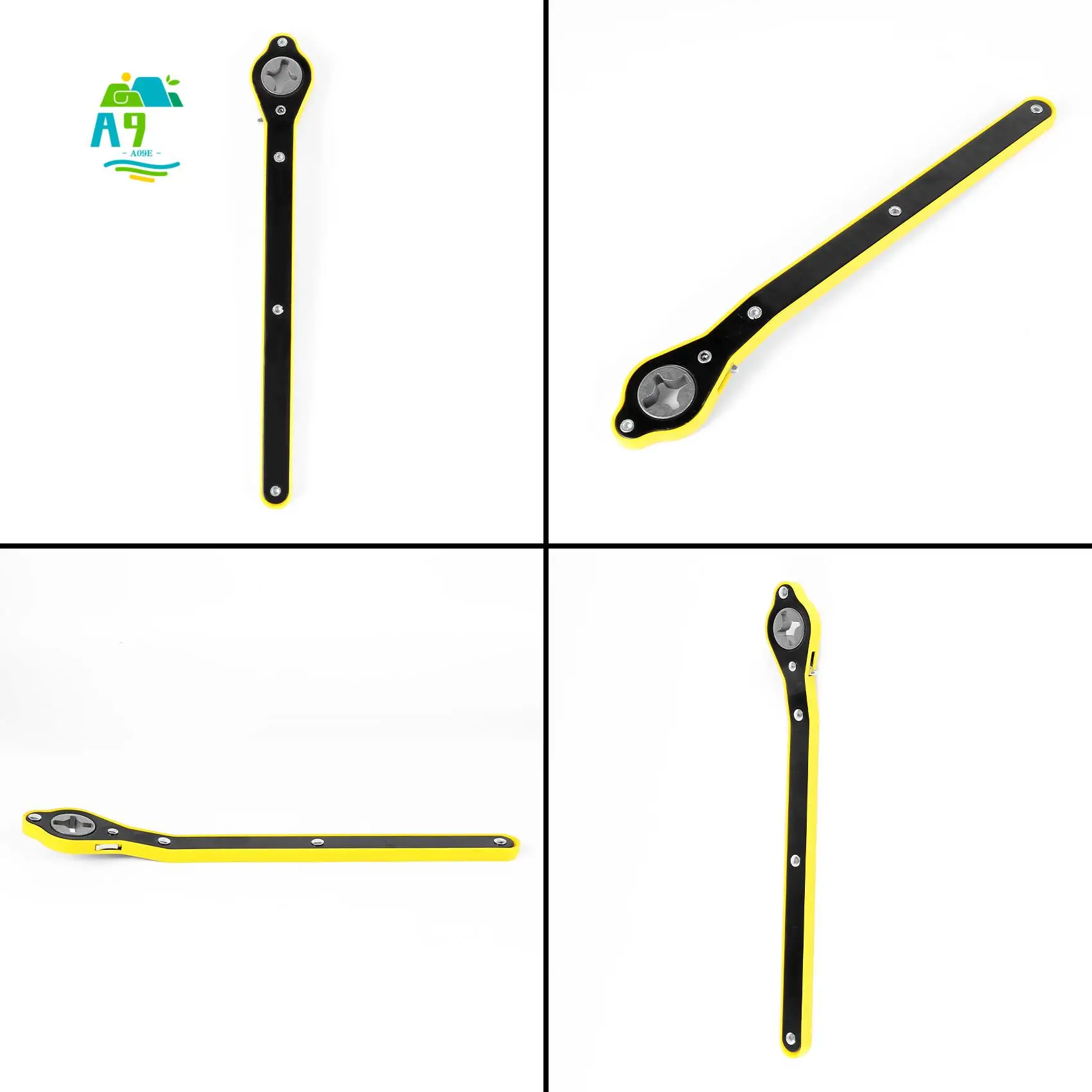 A09E-Automobile Tire Ratchet Wrench Tire Jack Removal Wrench Jack Labor Saving Wrench Jack Rocker