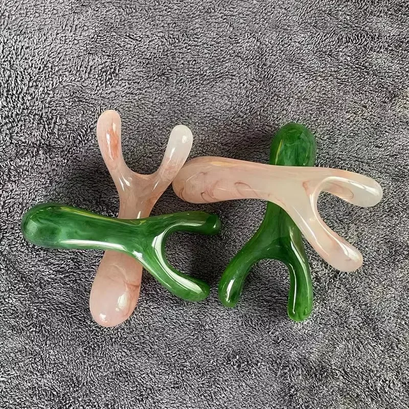 

Resin Face Lifting Guasha Scraping Massage Facial Tools Massage Plate Reduce Puffiness Nose Point Pull Bar Scraping Massage