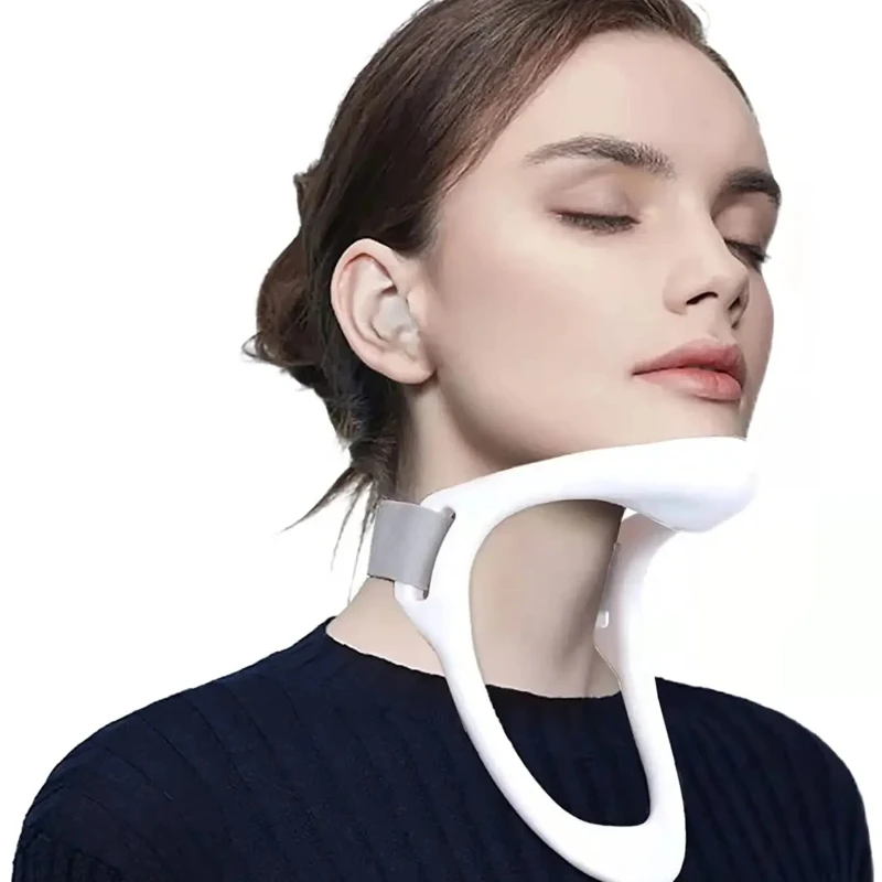 Cervical Collar Neck Support for Forward Head Posture Correction and Long Sitting Comfort with Neck Traction Feature