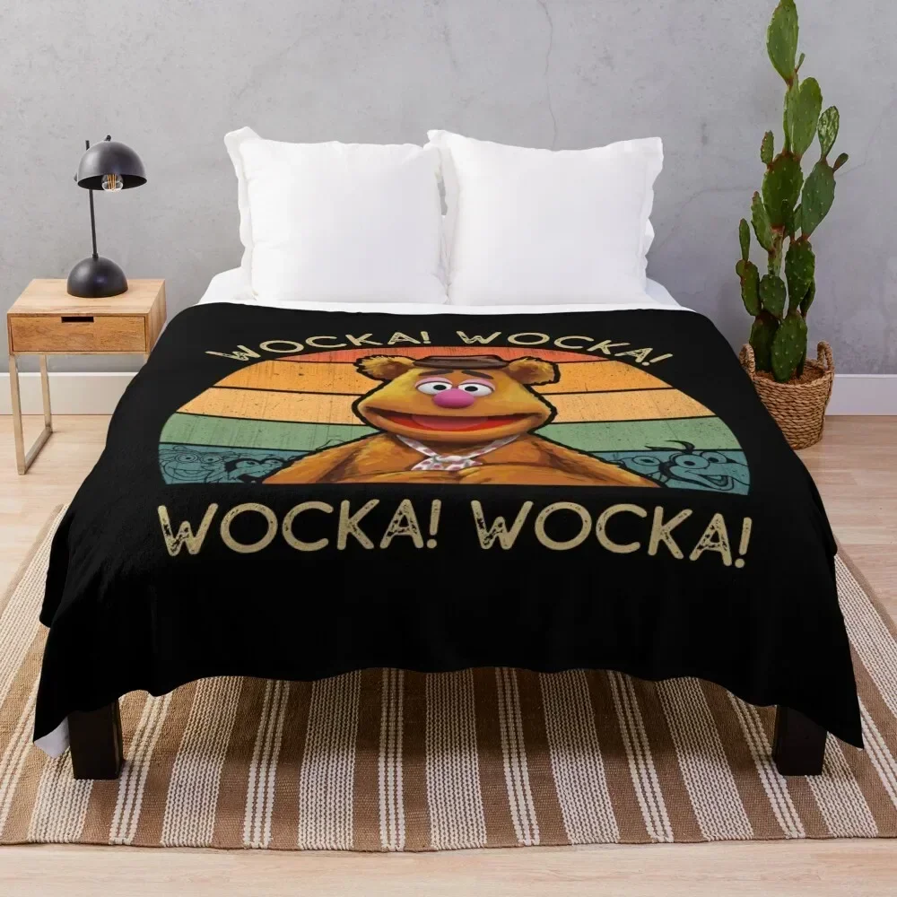 

Fozzie Wocka Bear Throw Blanket Summer Cool Breathable Blanket for Sleeping