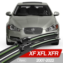 For Jaguar XF XFL XFR 2007-2022 Front Windshield Wiper Blades 2pcs Windscreen Window Accessories 2008 2012 2016 2018 2021