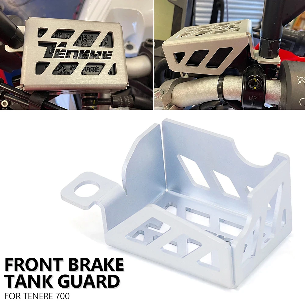 

Motorcycle Front Brake Reservoir ​Oil Cup Guard Protector Cover Accessories For Yamaha Tenere 700 Tenere700 TENERE 700