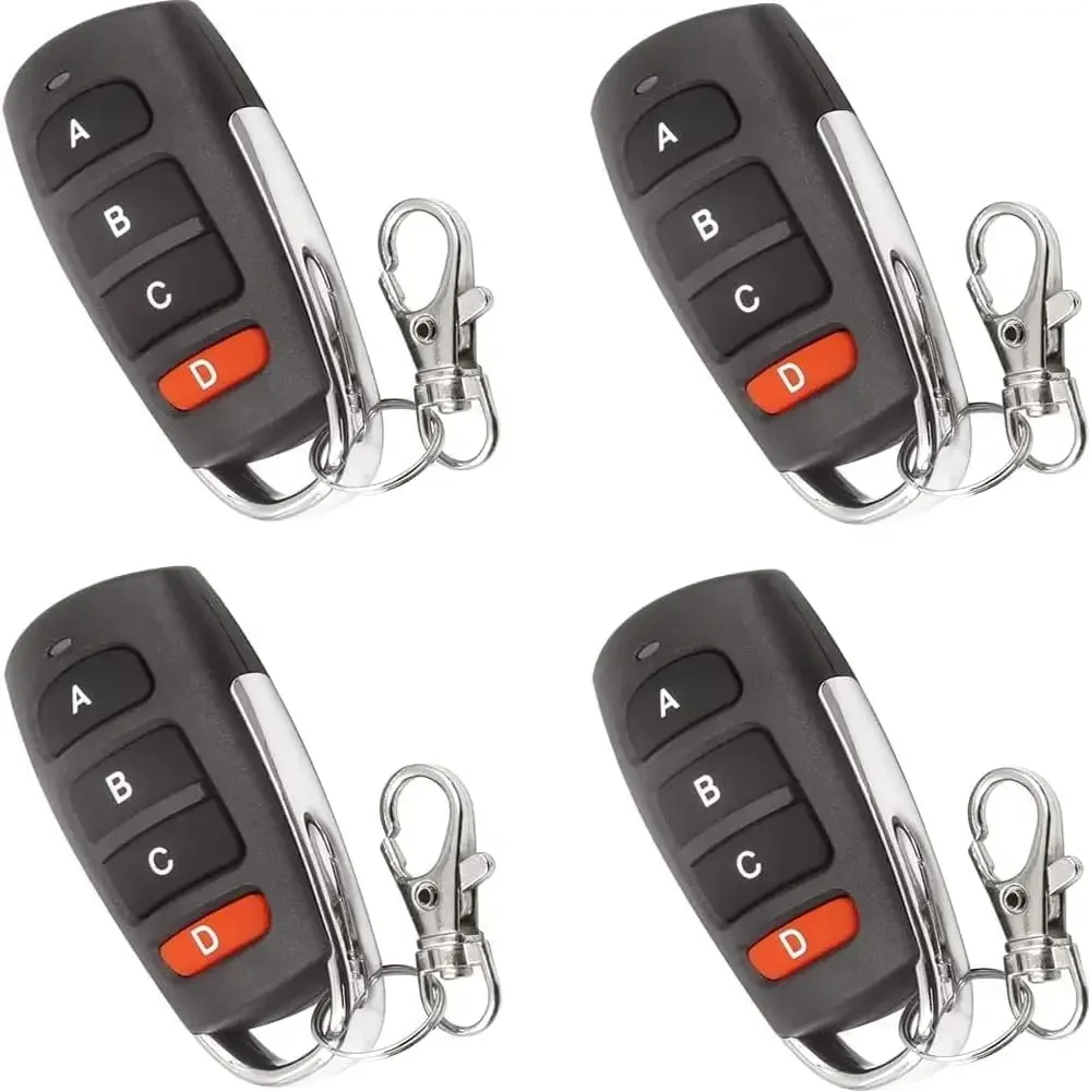 3PCS 433 Mhz Universal Garage Door Control Remote Control Fixed Learning Code Clone Self-copying Automation For Gates