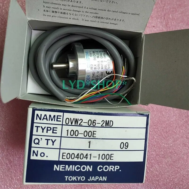 

NEMICON OVW2-06-2MD Rotary Encoder 600P/R 0.5M Brand New