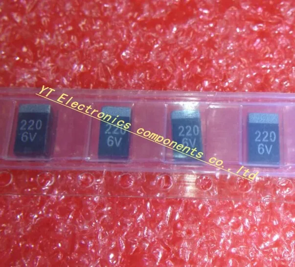 

50pcs/lot 6.3V220UF C(6032) 220UF 6.3V 220 6V Best quality