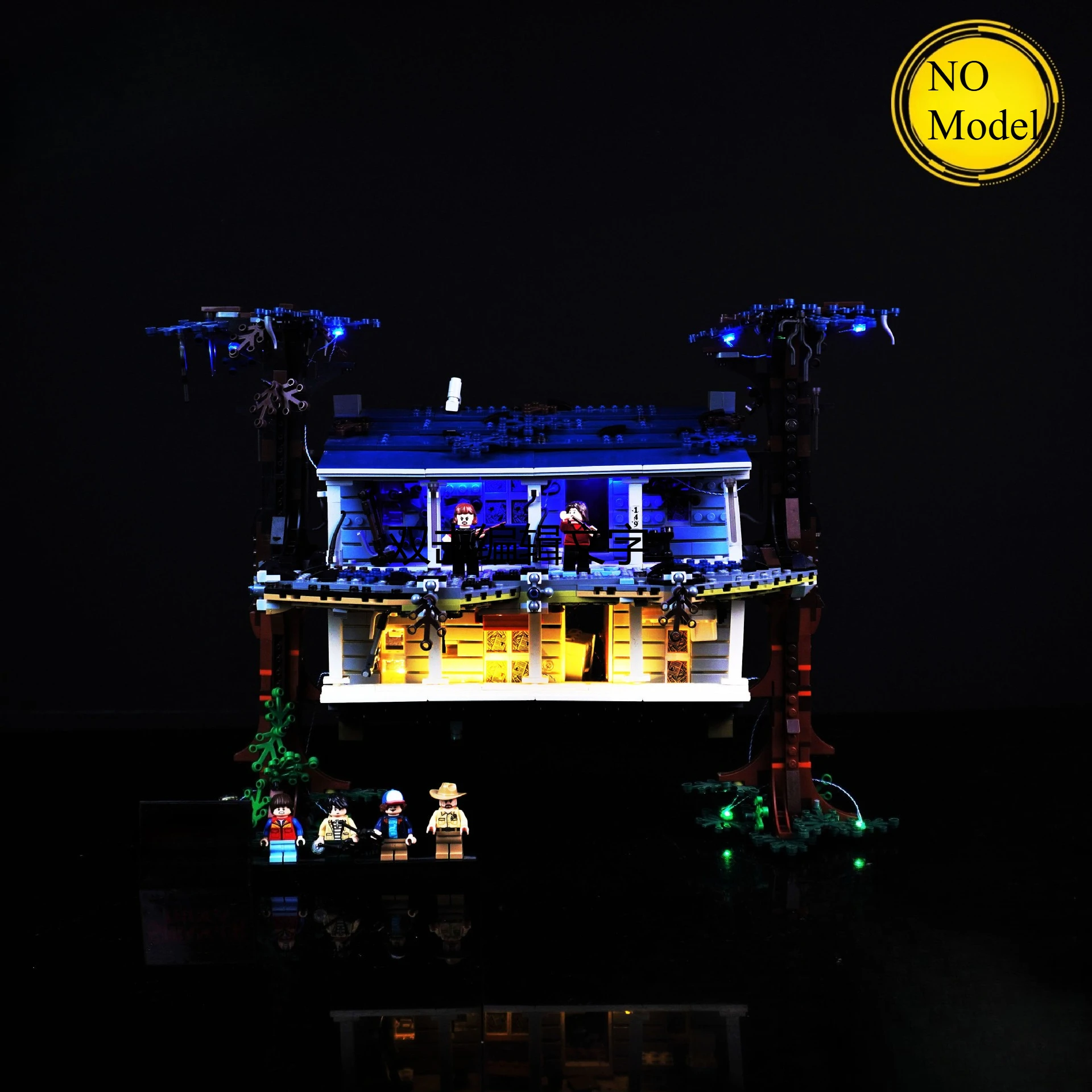 LED Light Set Suitable for LEGO Stranger Things The Upside Down 75810 Building Blocks DIY Lamp Toys(Not Include Model Bricks)