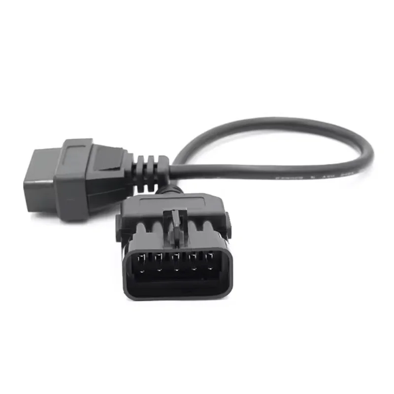 لأوبل 10Pin إلى obdii 16 دبوس obd obdii سيارة تمديد كابل ل فوكسهول لأوبل ماسح ضوئي تشخيصي أداة موصل محول