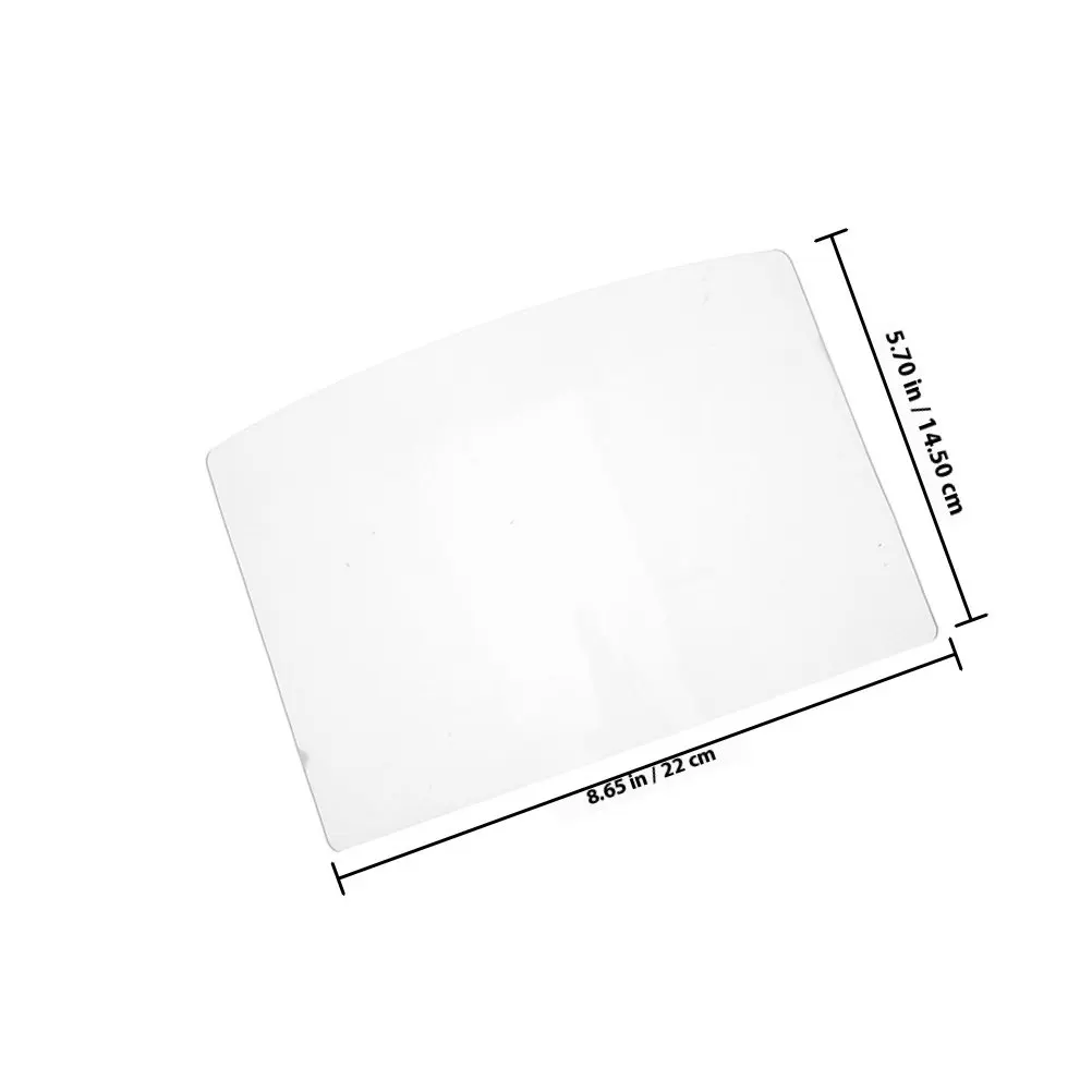 Sandblasting Hood Lens Replacement Protective Screen Organic Glass Clear Sandblast Hood Lens Part Sandblaster Dust Mask