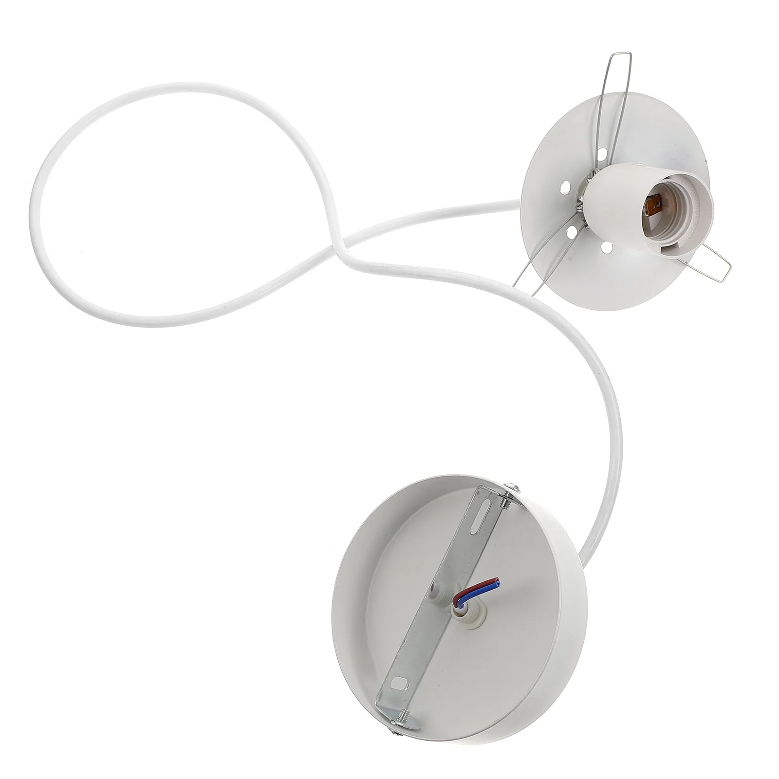 

1pc Lamp Holder Pvc Socket Hanging Ceiling Light Home Light Holder Bulb Adapter Pendant Fixture Lighting Accessory