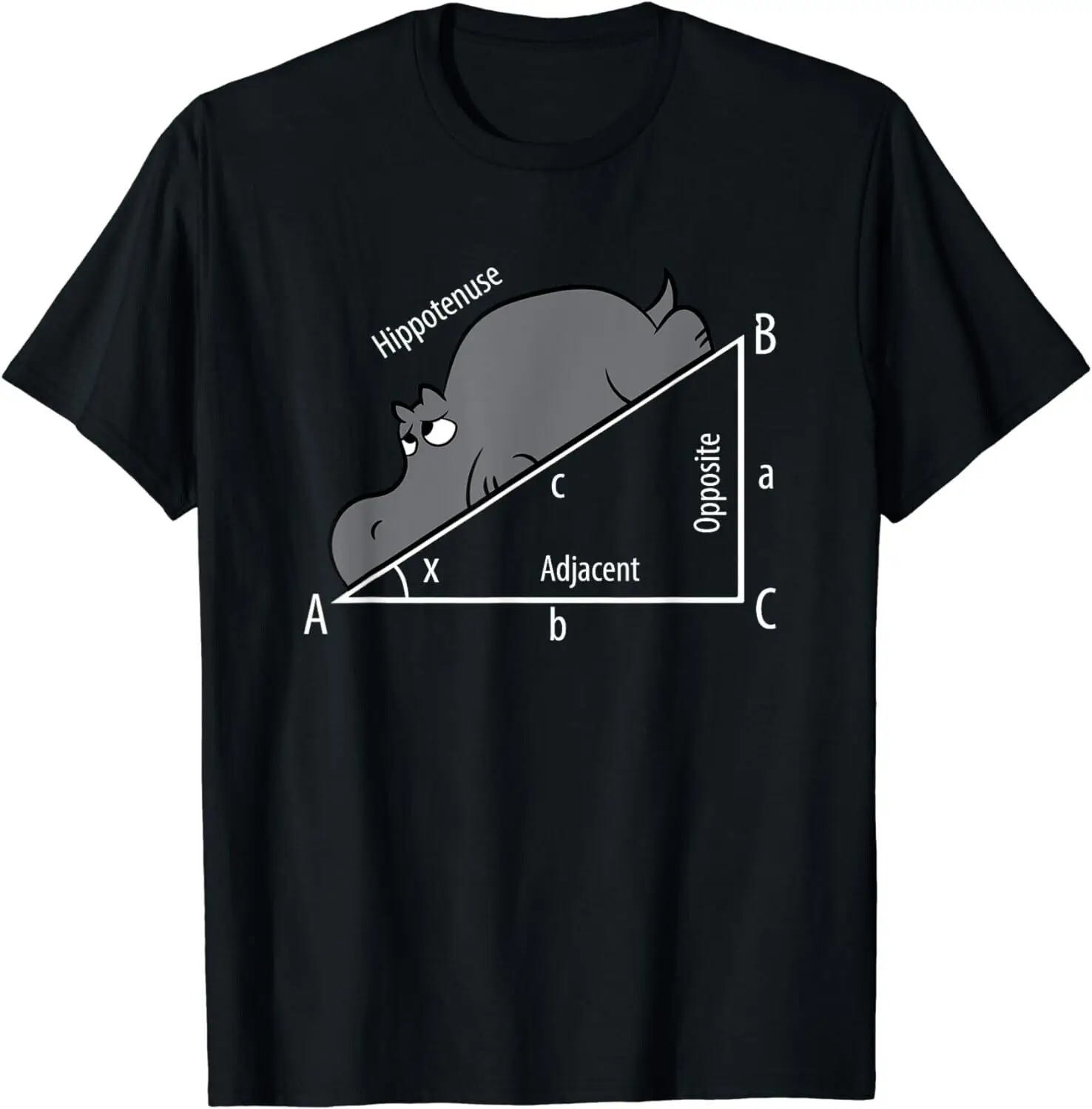 

Funny Math Humor Hippotenuse Hypotenuse Funny Gift Unisex T-Shirt