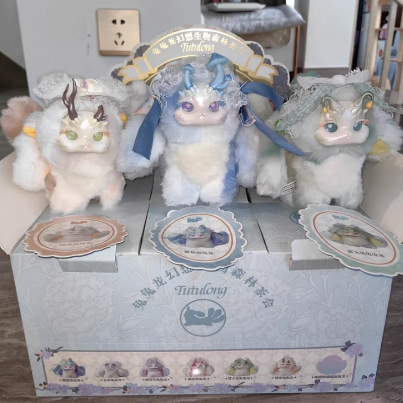 

Original Genuine Tutulong Fantasy Forest Tea Party Series Blind Box Mystery Box Cute Rabbit Dragon Trendy Toys Birthday Gifts
