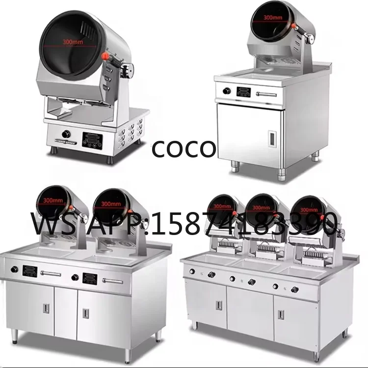 Automatic Stir Fry Machine Restaurant Kitchen Rotating Fried Rice Cooker