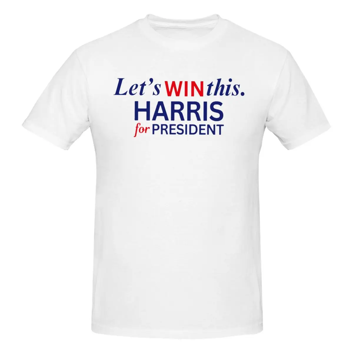 

Men Kamala Harris T Shirt Vintage Big Size Cotton Crewneck Sleeve Custom Shirts