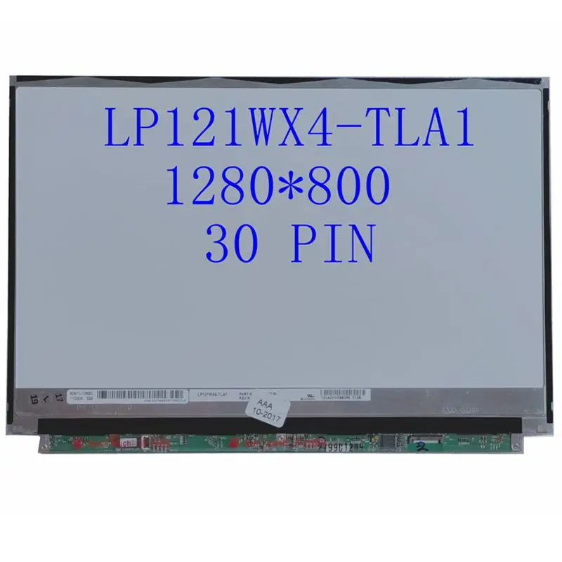 Polegadas Tela Lcd do Portátil Lp121wx4-tla1 1280*800 30 Pinos 12.1