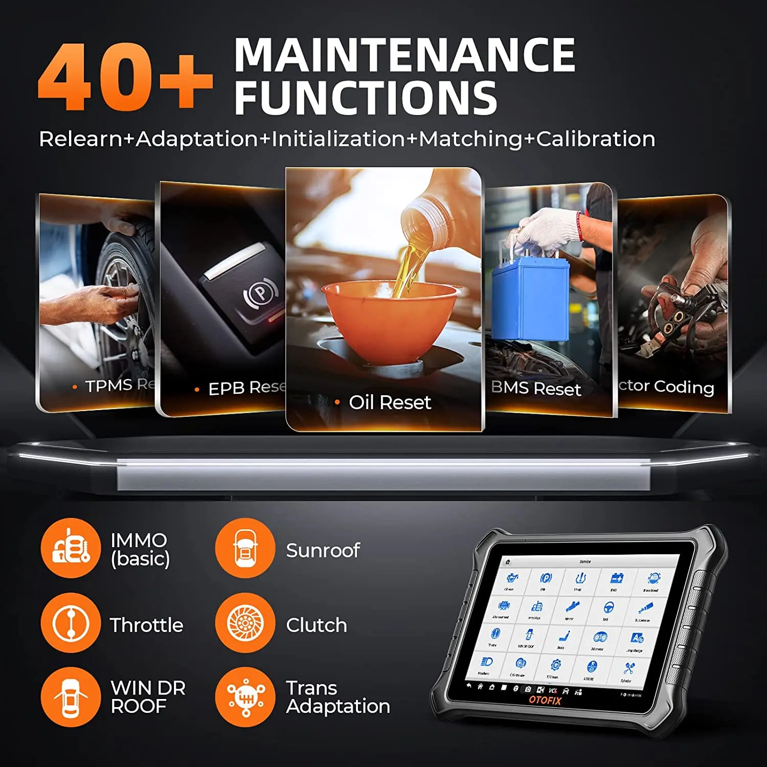 OTOFIX D1 PRO Diagnostic Scanner ECU Coding BiDirectional Control Bluetooth Diagnostic Tools 2 Years Free Shipping OBD2 Scanner