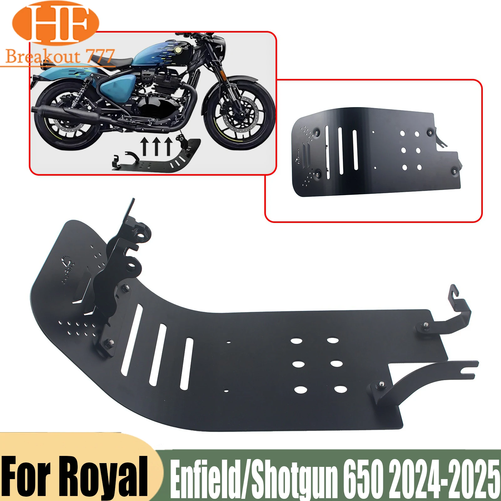 For Royal Enfield/Shotgun 650 2024-2025 Engine Chassis Guard Cover Protector