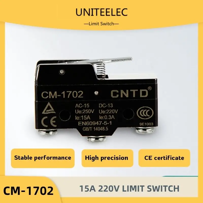 Uniteeelec-CNTD 15A CE Approval Zippy Limit Switch  for Automation Control TM /CM 1702