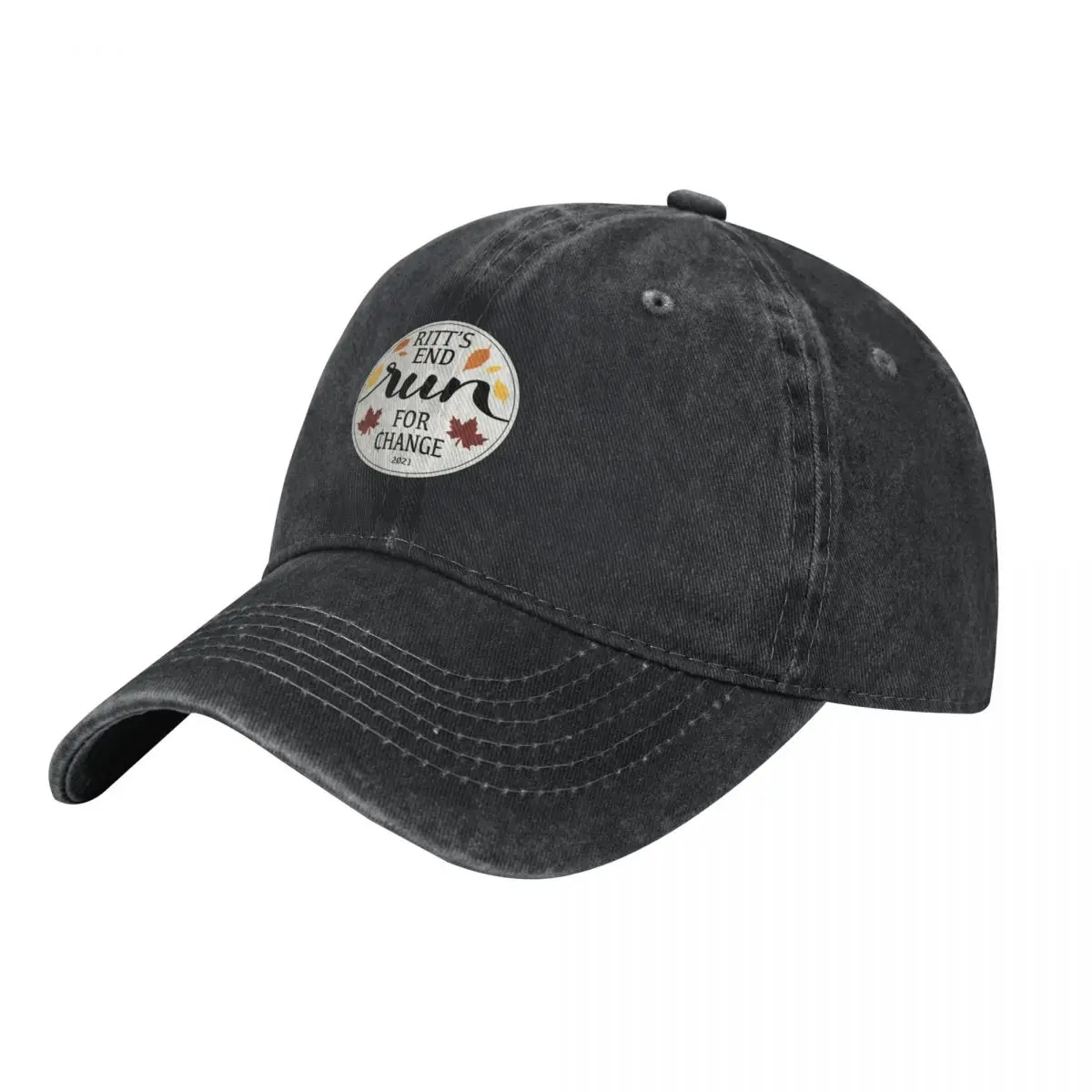 Ritt's End Run For Change Baseball Cap Hat Man Luxury Trucker Hat Trucker Cap Girl'S Hats Men's