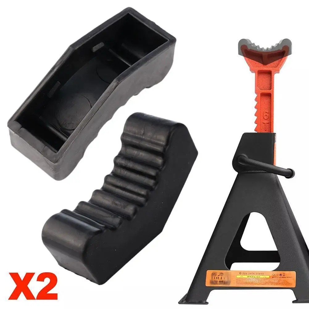 Car Slotted Lift Jack Stand Rubber Pad Floor Adapter Pads Lifting Frame Safety Tools Universal Grip Pinch Repair Tools