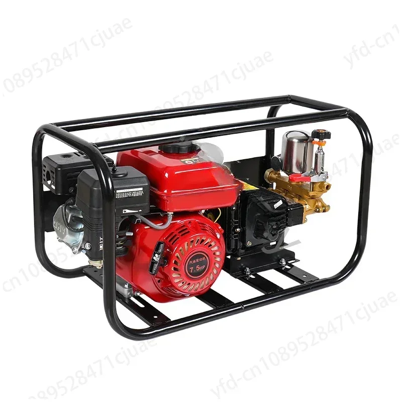 Four-stroke Gasoline High Pressure Sprayer Agricultural Orchard Sprayer Triple Cylinder Plunger Pump Sprayer