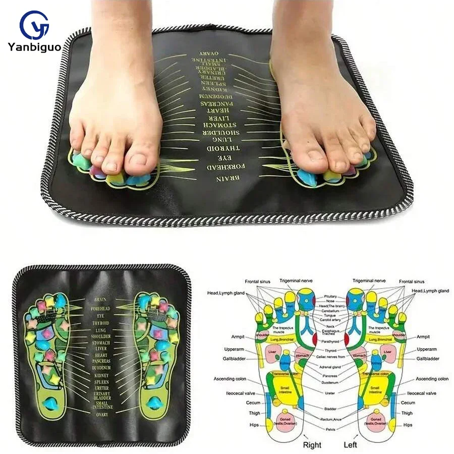 

Foot Massage Mat Acupoint Physical Foot Pad Reflexology Mat Foot Mat Massage Slippers Acupressure Physical Massage