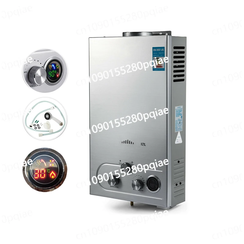 LPG/LNG 6L/8L/10L/12L/16L/18L Propane Gas Tankless Stainless Steel Boiler Instant Electric Water Heater