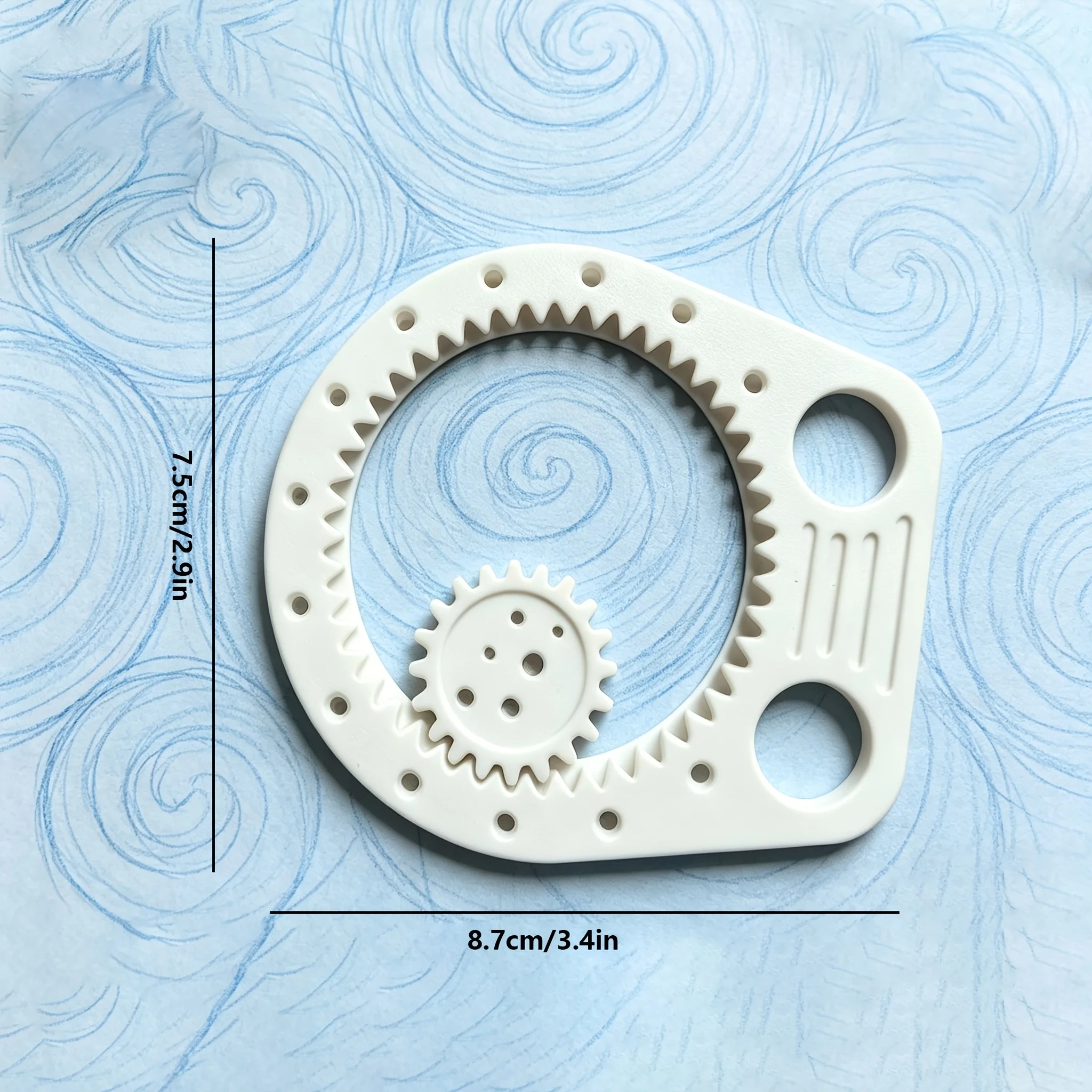 3Pcs Twistable Gear Drawing To - 3D Printing Journal recension och pris