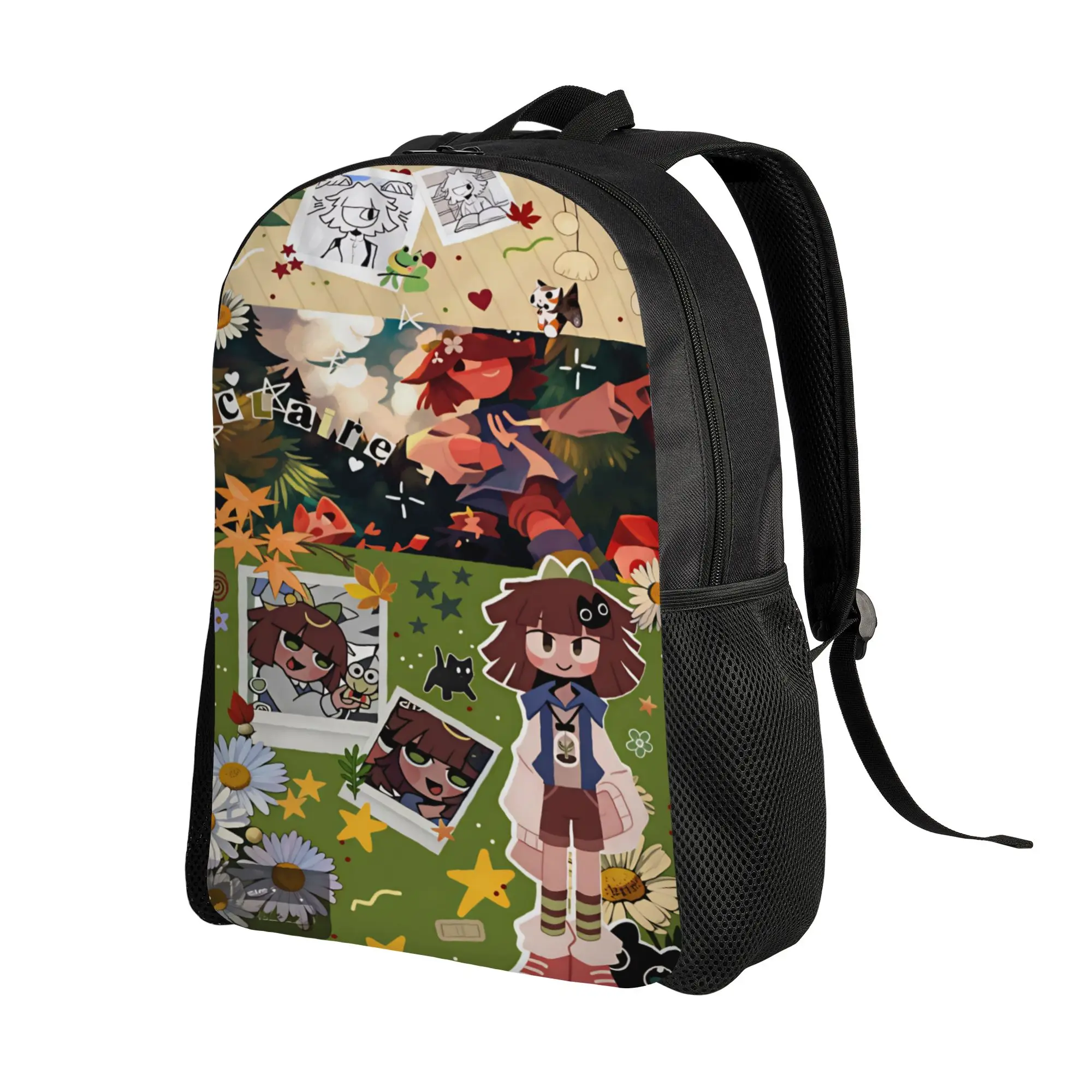 Fundamental Paper Education Backpack  Travel Backpacks Girl Aesthetic High School Bags Design Large Rucksack