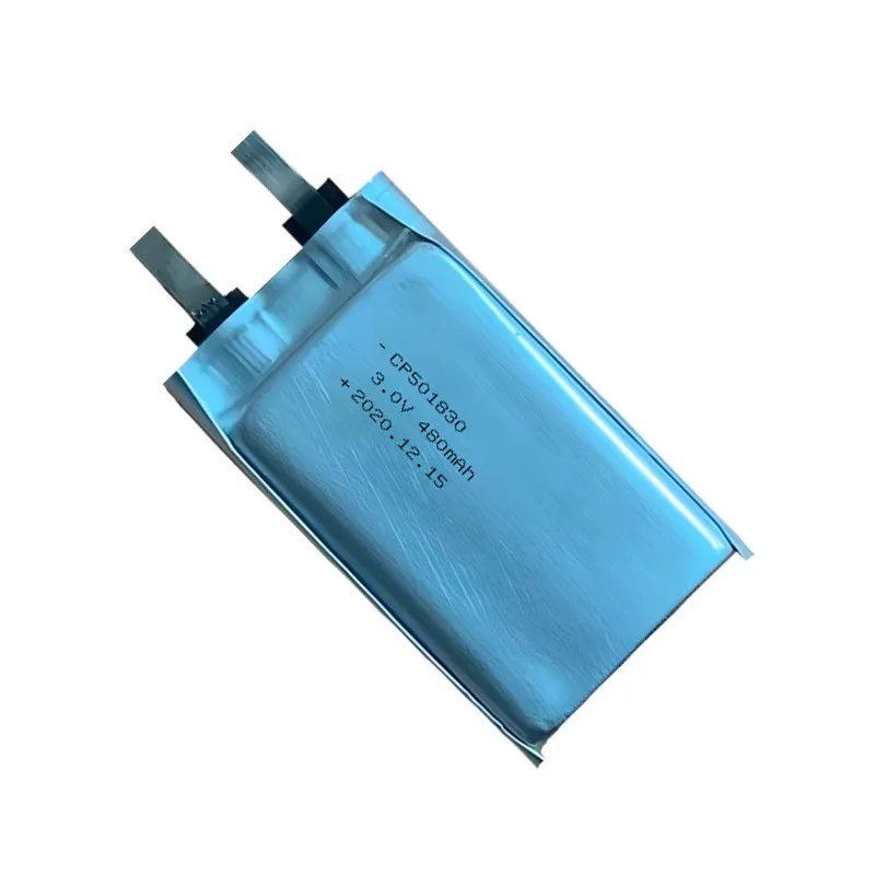 Lithium manganese soft pack battery 3.0V non rechargeable CP501830 tracking device locator safety alarm system battery