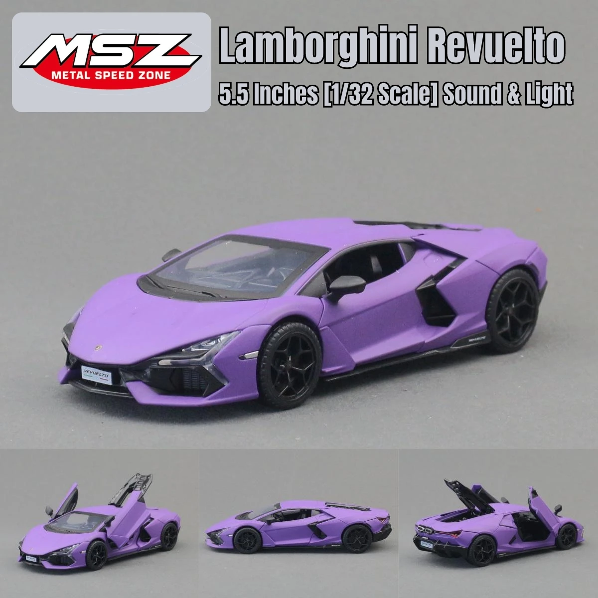 1/32 Lamborghini Revuelto Super Sport Toy Car Model RMZ CiTY 1:32